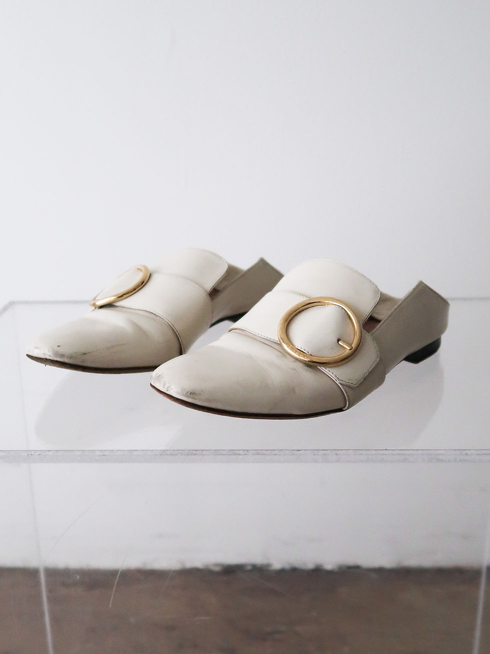 Thumbnail: Bally Leather Slides | US 6 | 1970's