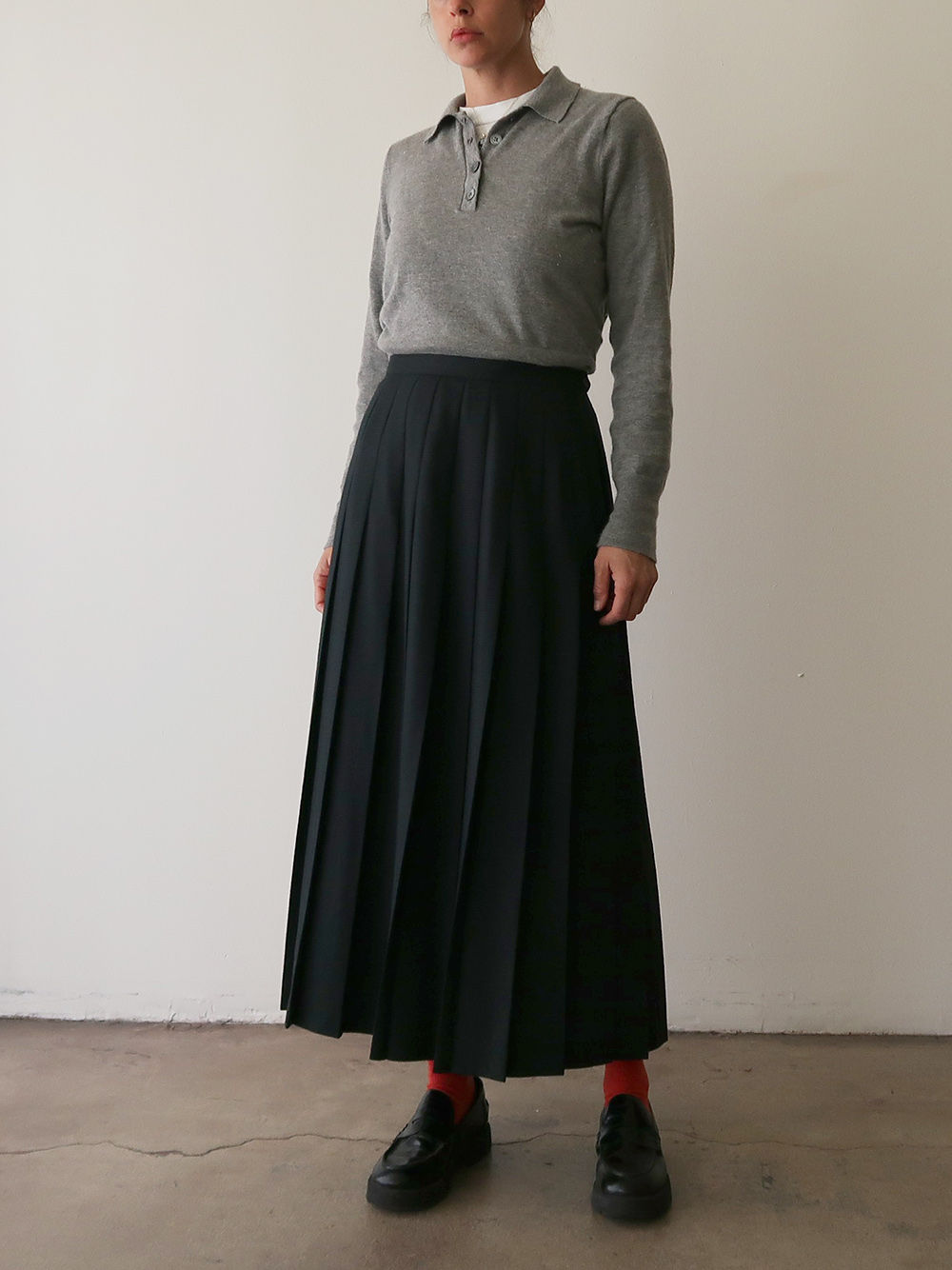 Plaid Pleated Skirt | 1980s