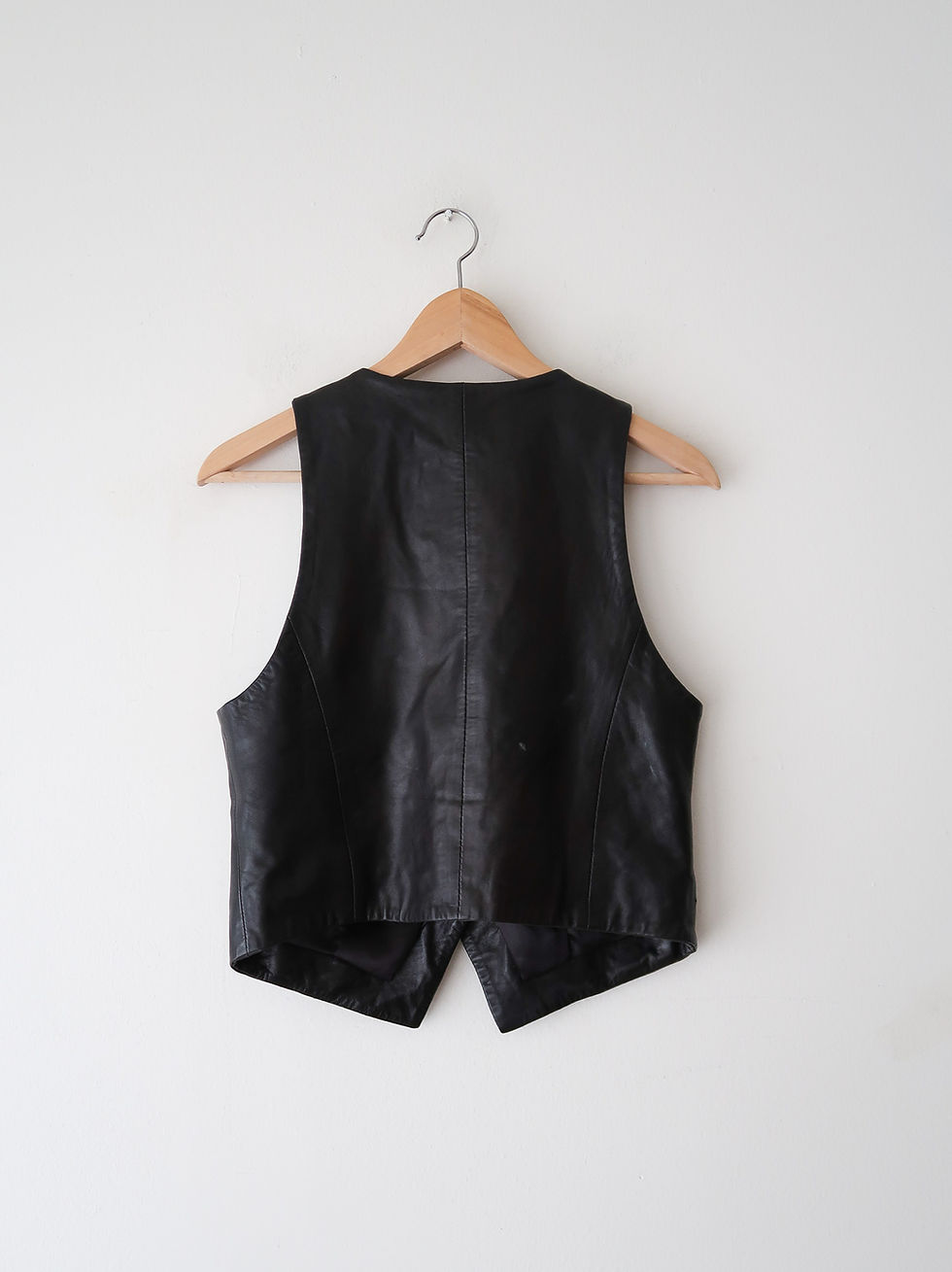 Thumbnail: Black Leather Vest | 1990s