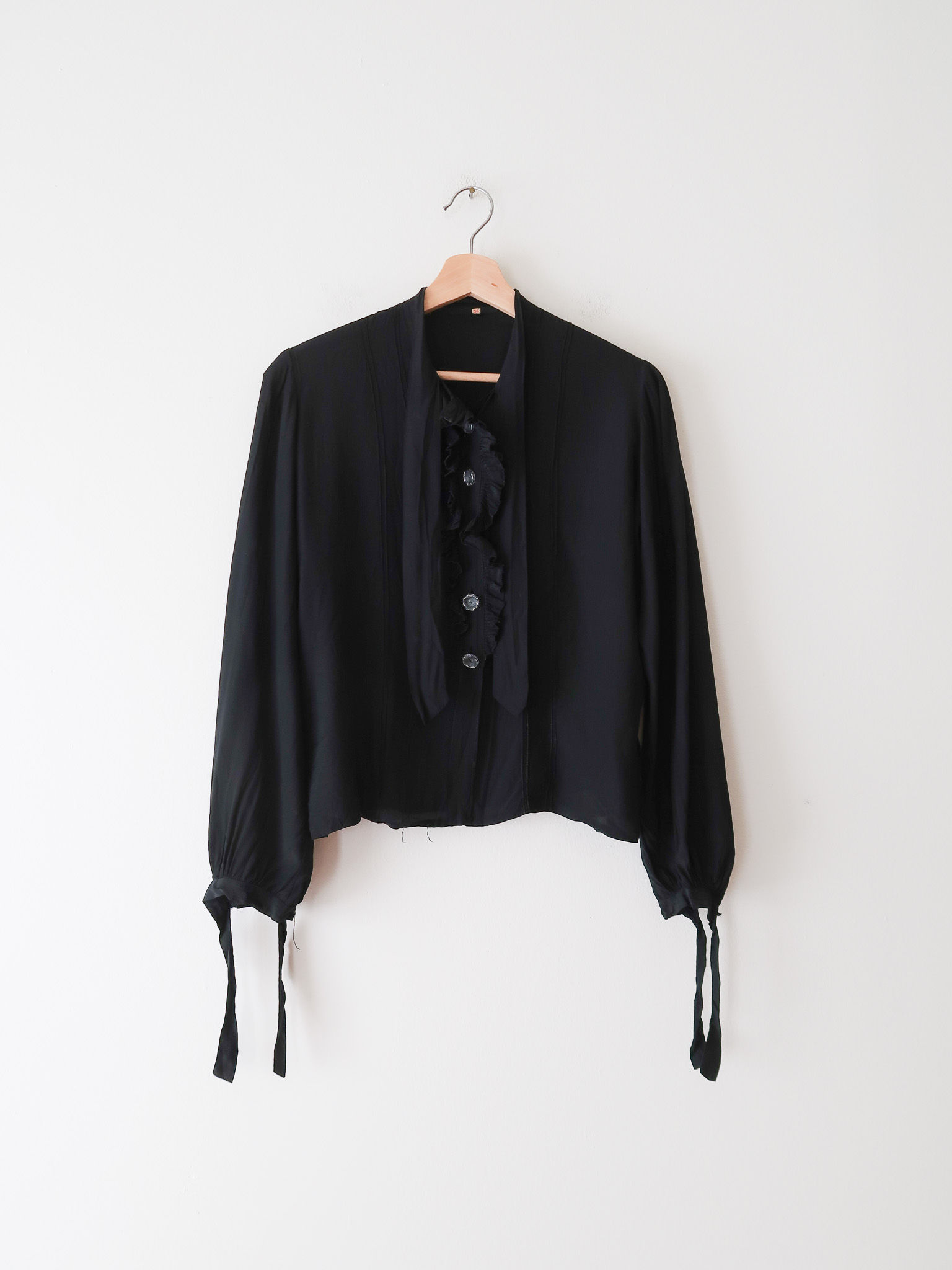 Silk Bowtie Blouse | 1940s