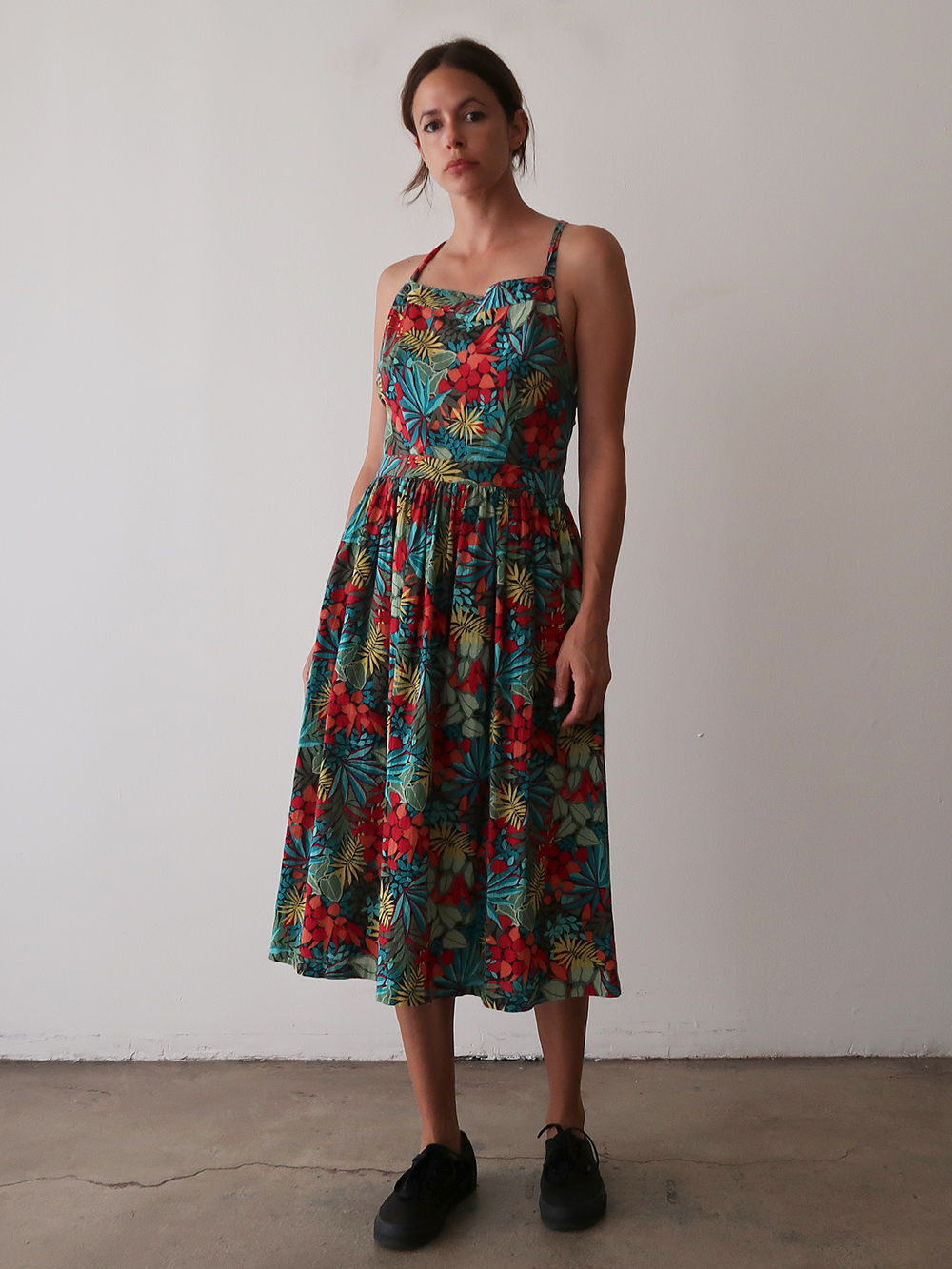 French Backless Dress | 1970s
