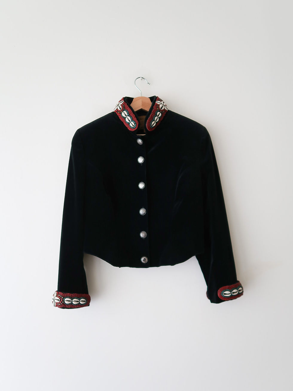 Thumbnail: Beaded Velvet Jacket | 1990s