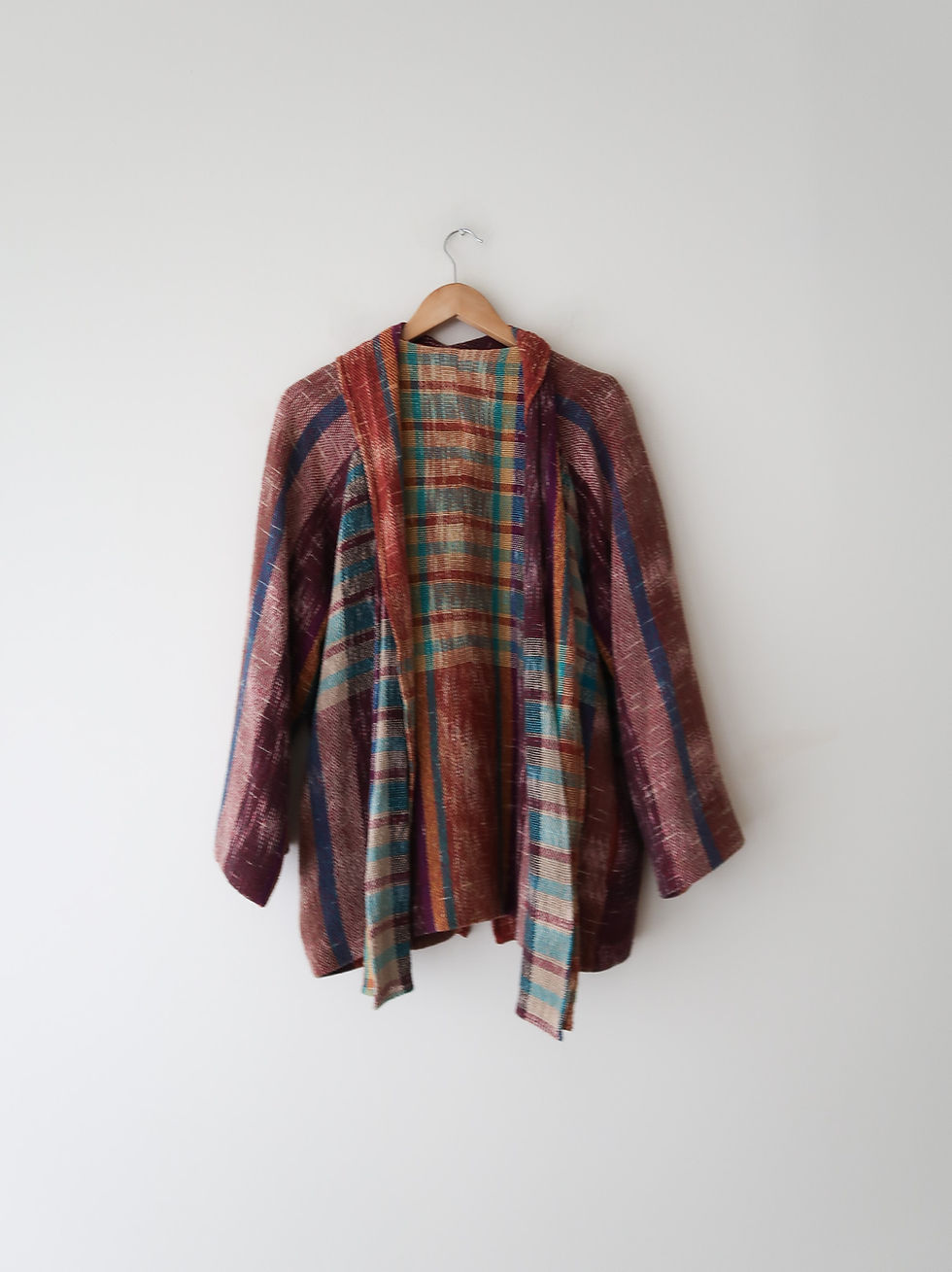 Thumbnail: Woven Knit Wrap Jacket | 1980s