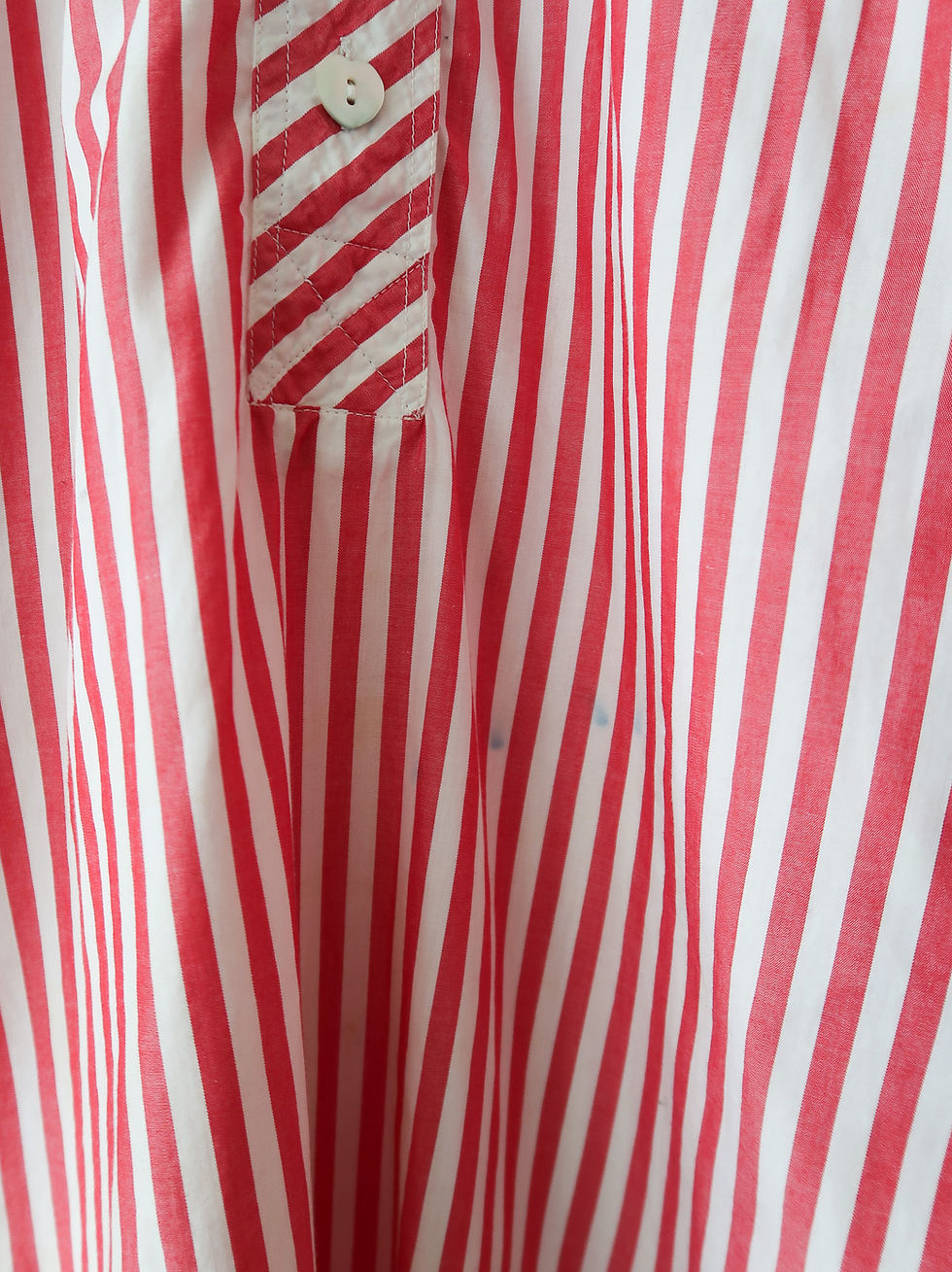 Thumbnail: Striped Cotton Tunic | 1980s