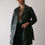 Thumbnail: Pine Green Leather Coat | 1970s