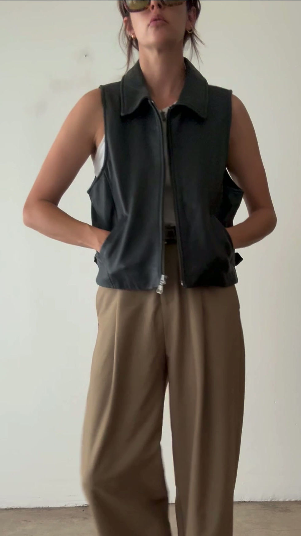 Thumbnail: Soft Leather Vest | 1990s