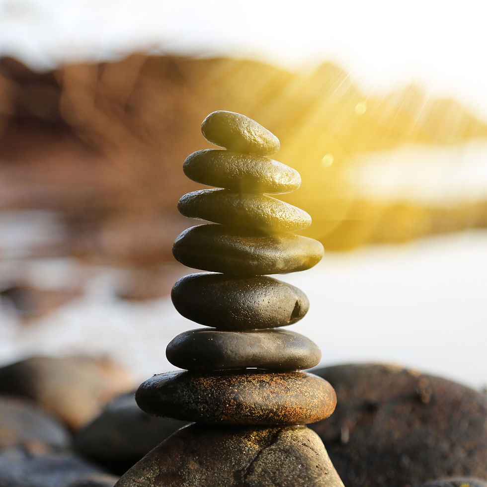 Bild Körper-Geist-Seele Kartenlegung - Balance Steine