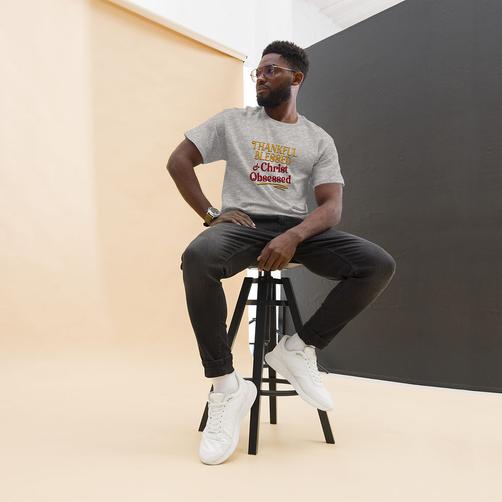 Thumbnail: Thankful, Blessed & Christ Obsessed T-Shirt