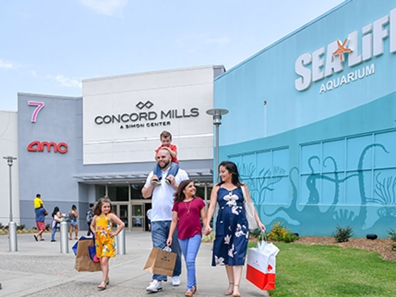 Concord Mills outlet mall in Concord NC