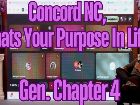 Solo Faith Church'ün hayatın anlamı üzerine Kutsal Kitap çalışması videosunun kapak görseli, Concord NC