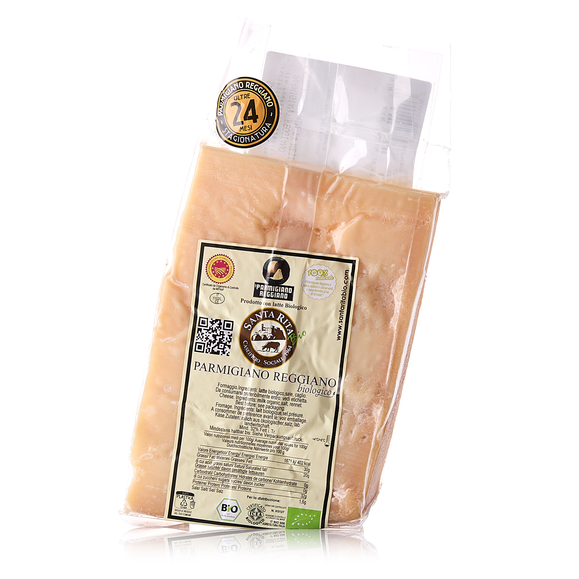 Santa Rita - Bio Parmigiano Reggiano DOP – 24 Mesi