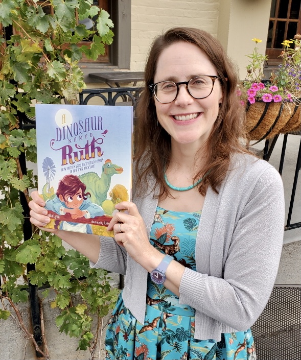 Julia Lyon, author of A DINOSAUR NAMED RUTH