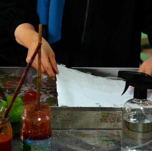 paper marbling in tuscany florence