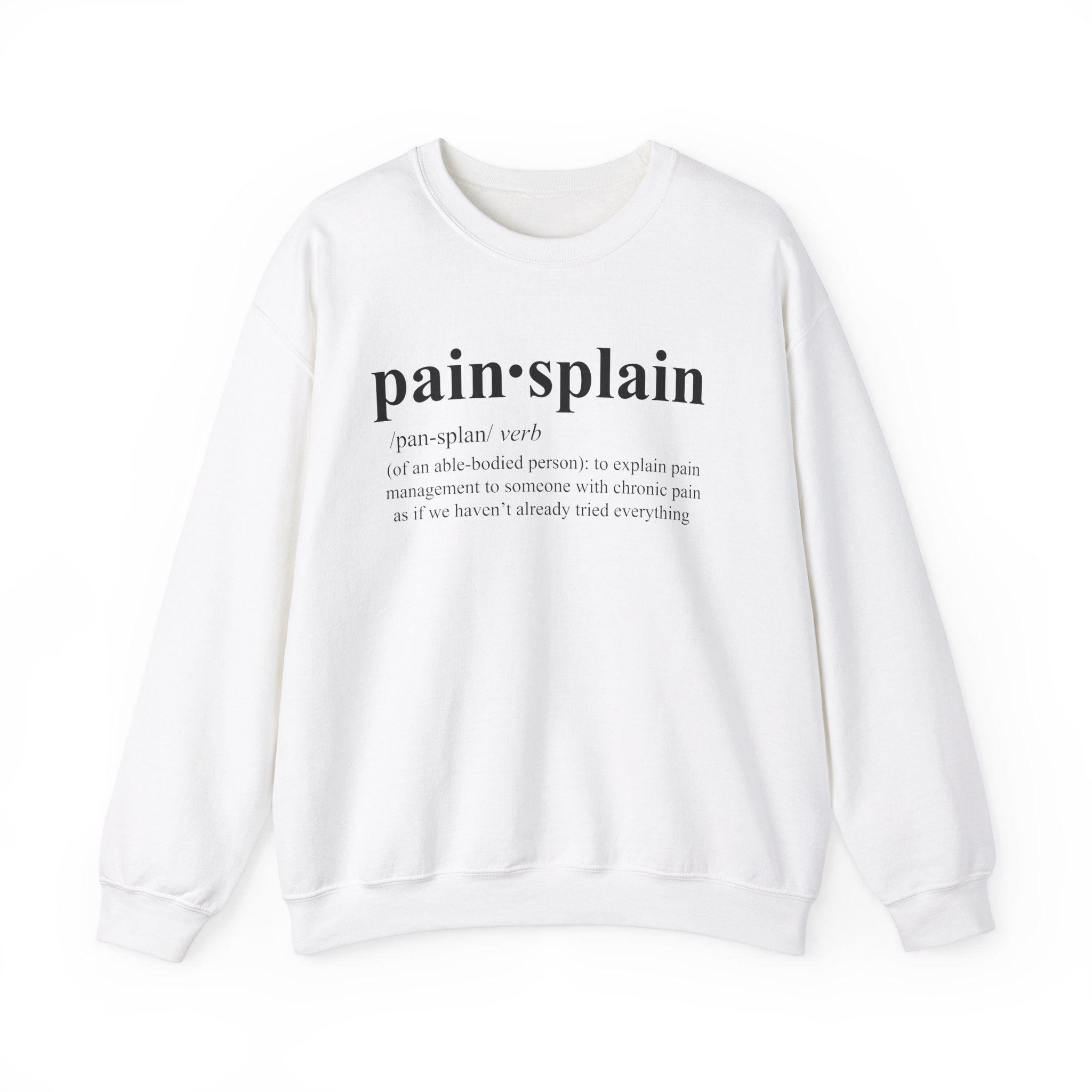 painsplain definition Unisex Heavy Blend™ Crewneck Sweatshirt