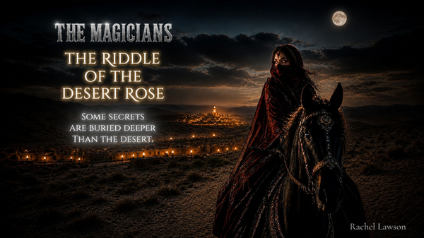 A Mysterious Woman Rides a Black Horse in Desert Night (1).png