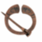 Thumbnail: Ram's Head Penannular Brooch Rolling Mill Component Die