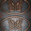 Thumbnail: Butterfly Hair Clips Copper Pattern Pressing