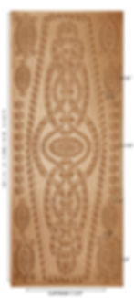 Thumbnail: Cowgirl Rustic Braided Cords Copper Pattern Pressing