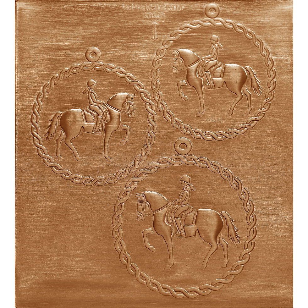 Thumbnail: 56mm Equine Dressage Pendants Rolling Mill Component Die