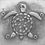 Thumbnail: DEEP Floral Sea Turtle Left Hydraulic Press Impression Die