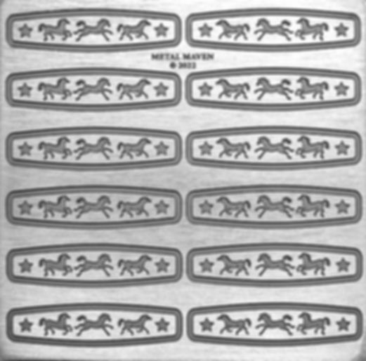 Playful Horses Ear Cuffs Rolling Mill Component Die