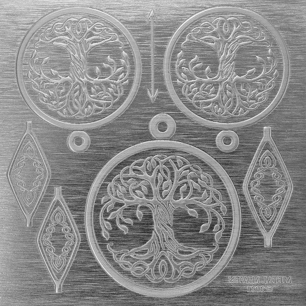 Thumbnail: Celtic Tree of Life Rolling Mill Component Die