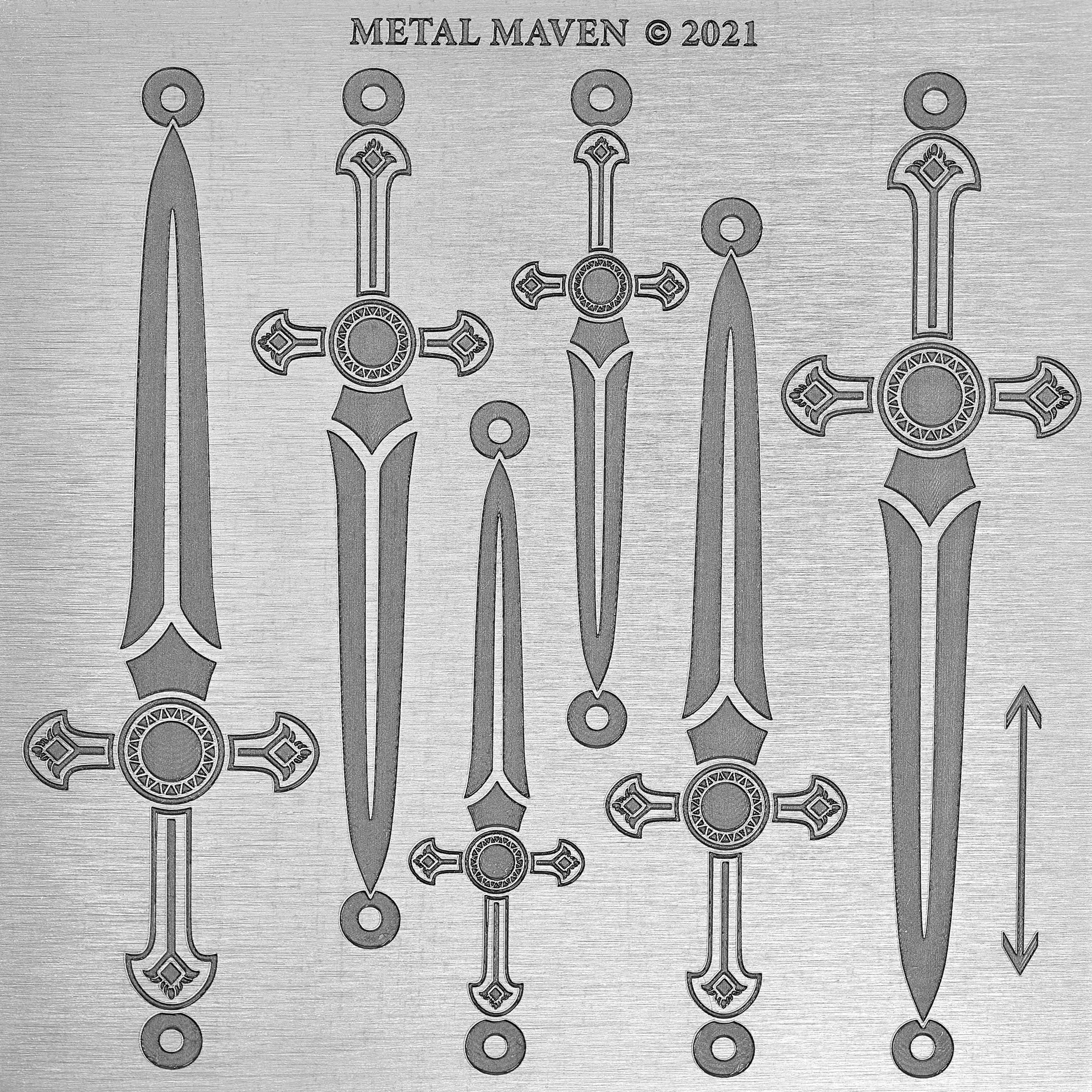 Shield Daggers and Swords Rolling Mill Component Die