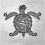 Thumbnail: DEEP Floral Sea Turtle Left Hydraulic Press Impression Die