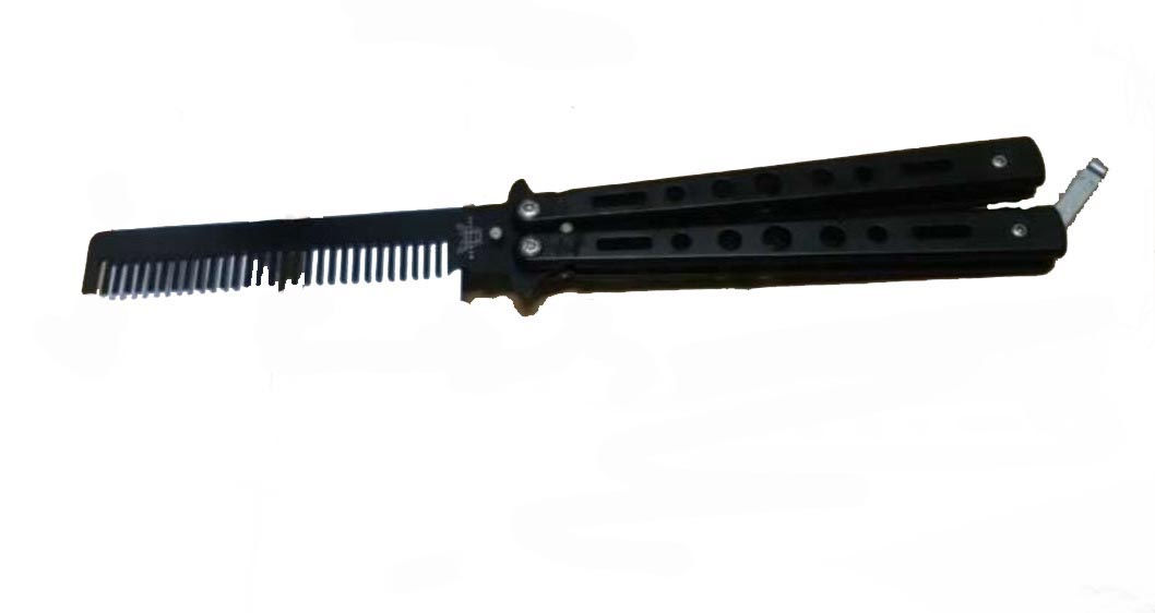 "Butterfly"-kam, svart