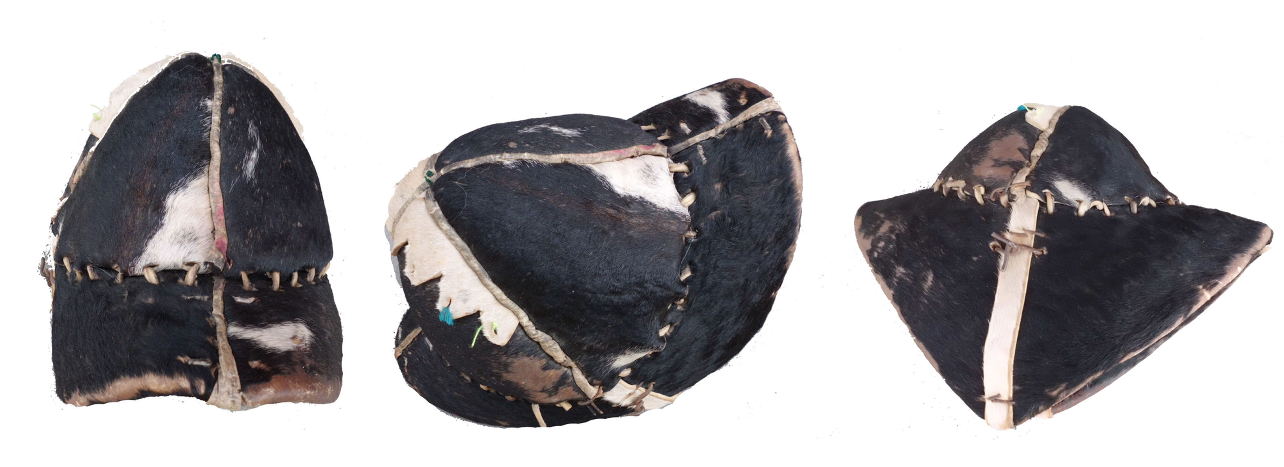 Antikk skinnhjelm fra Andesfjellene