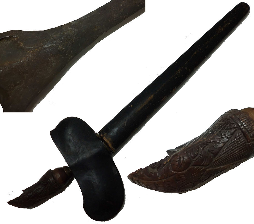 Antikk kniv fra Indonesia