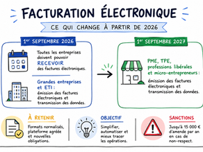 Facturation électronique : ce qui va changer pour votre entreprise à partir de 2026
