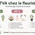 TVA applicable à une activité de fleuriste