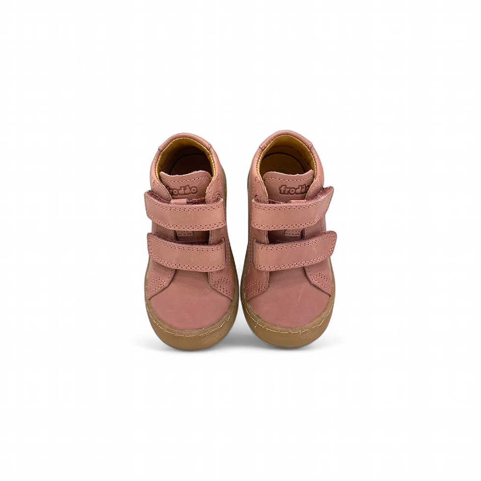 Miniatura: Scarpine primi passi gattonamento bimba in pelle rosa cipria Froddo Shoes