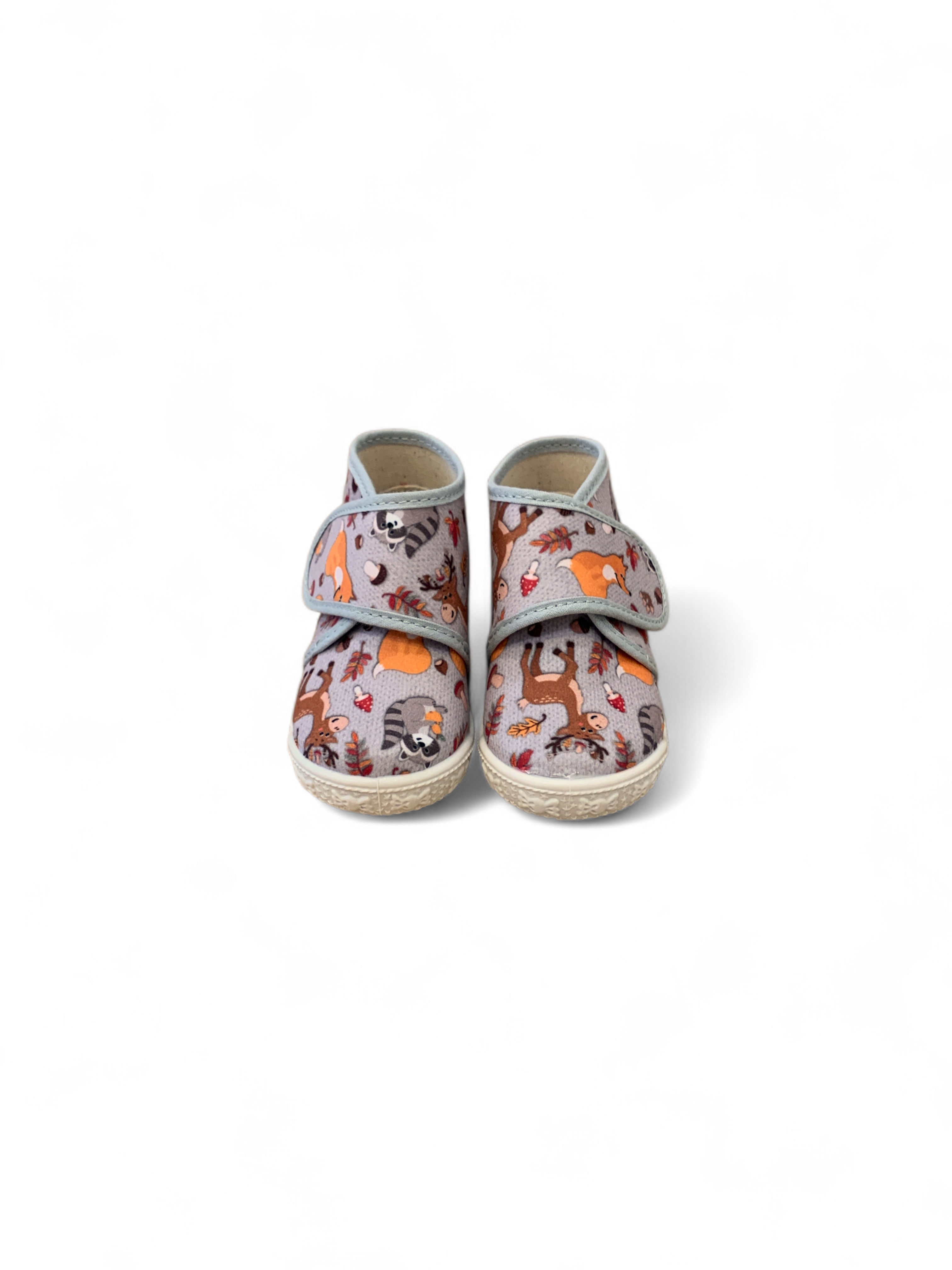 Pantofole bimba bimbo asilo, nido, casa, scuola con velcro suola morbida