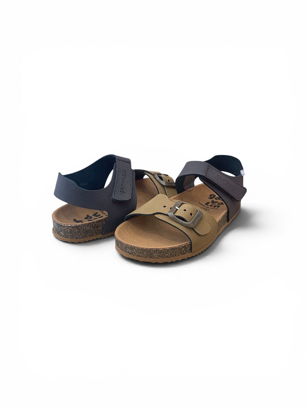 Sandali Garvalin tipo birkenstock cuero bambino suola anatomica