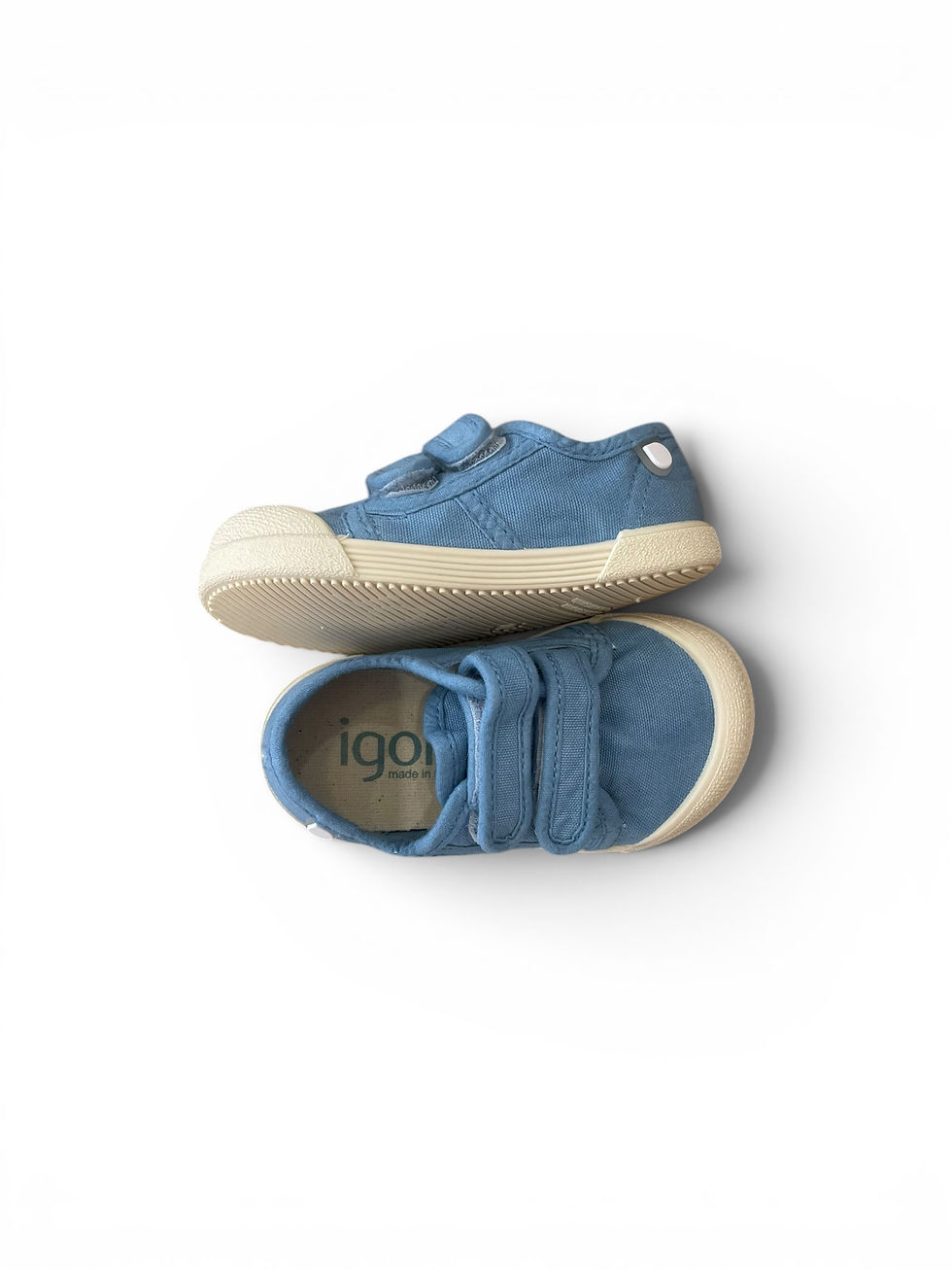 Miniatura: Sneakers in tela bambino con strappo Igor Lona jeans