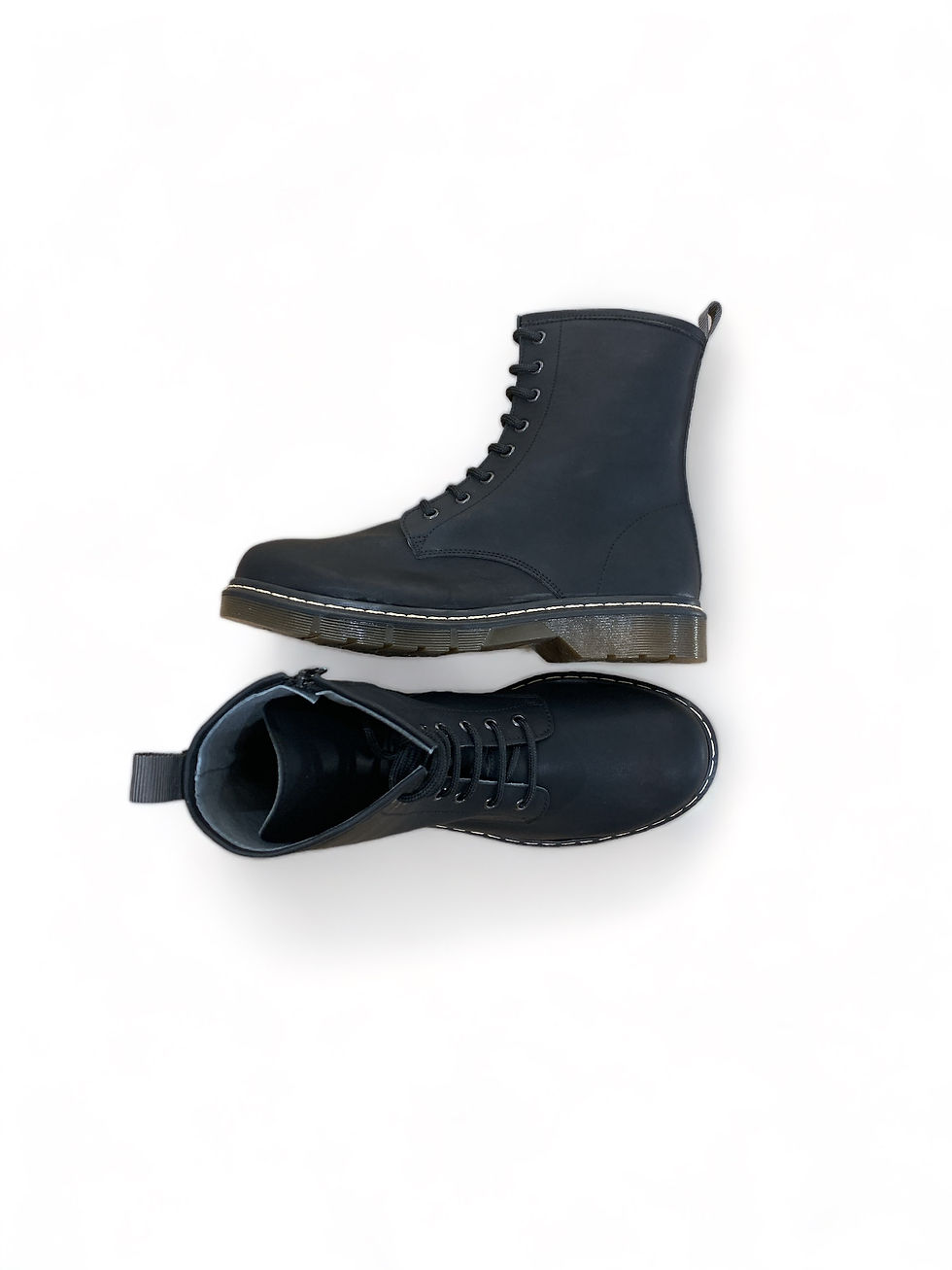 Miniatura: Stivali anfibi neri modello dr martens artigianali