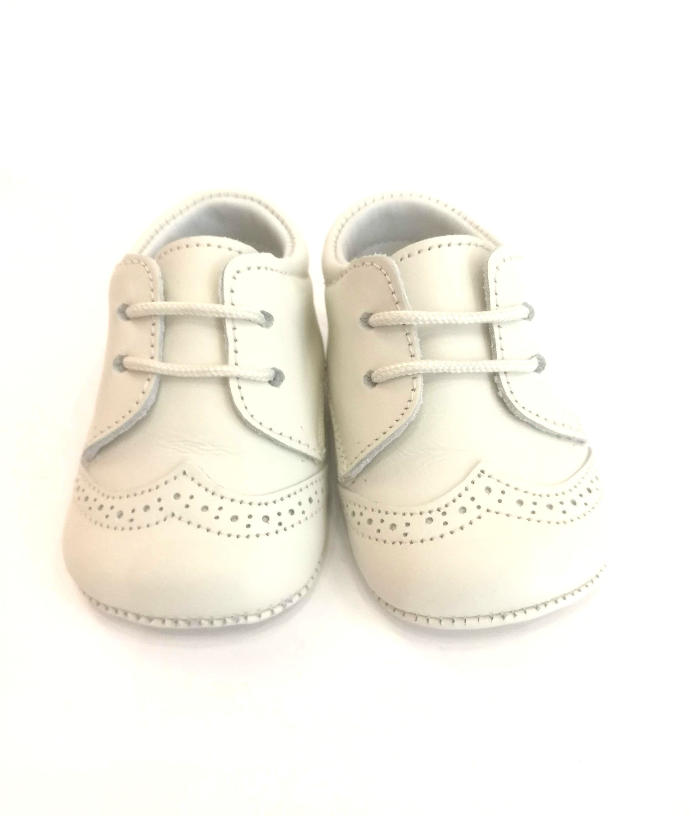 Scarpine neonato 3-10 mesi francesine beige in vera pelle cerimonia battesimo