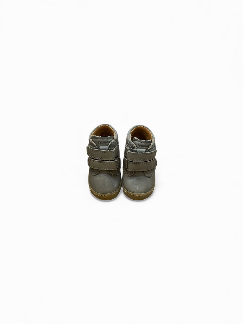 Miniatura: Scarpine primi passi gattonamento bimbo bimba grigie in pelle Froddo Shoes