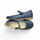 Miniatura: Scarpe ballerine mary jane blu in pelle divisa scolastica damigella