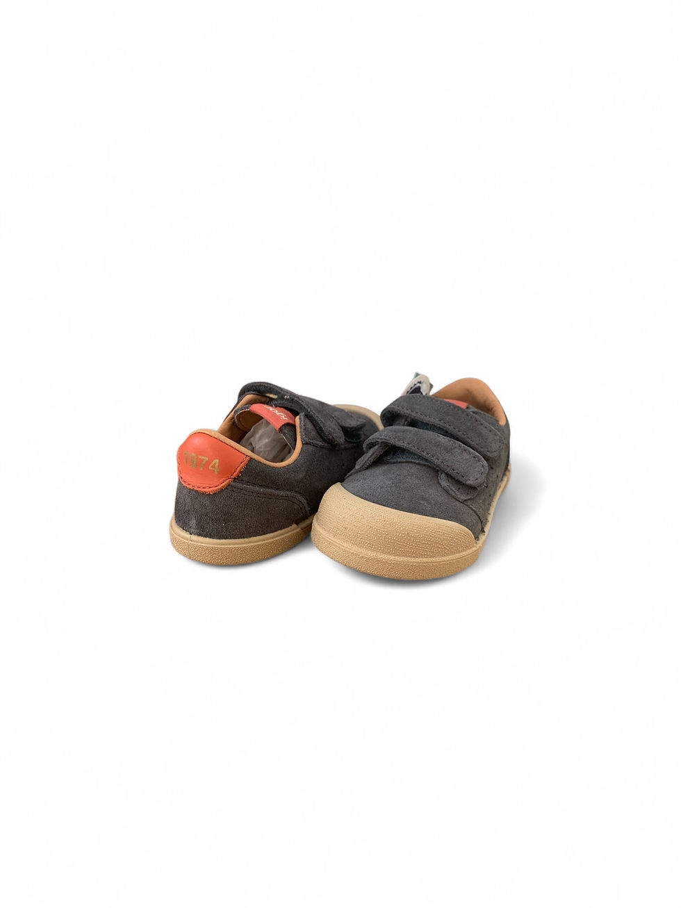 Miniatura: Incrocio Sneakers Bambino in pelle con Doppio Strappo Igor Shoes Tennis Suede gris azul