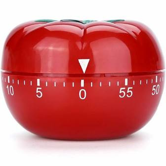 kitchen timer shaped as a tomato
