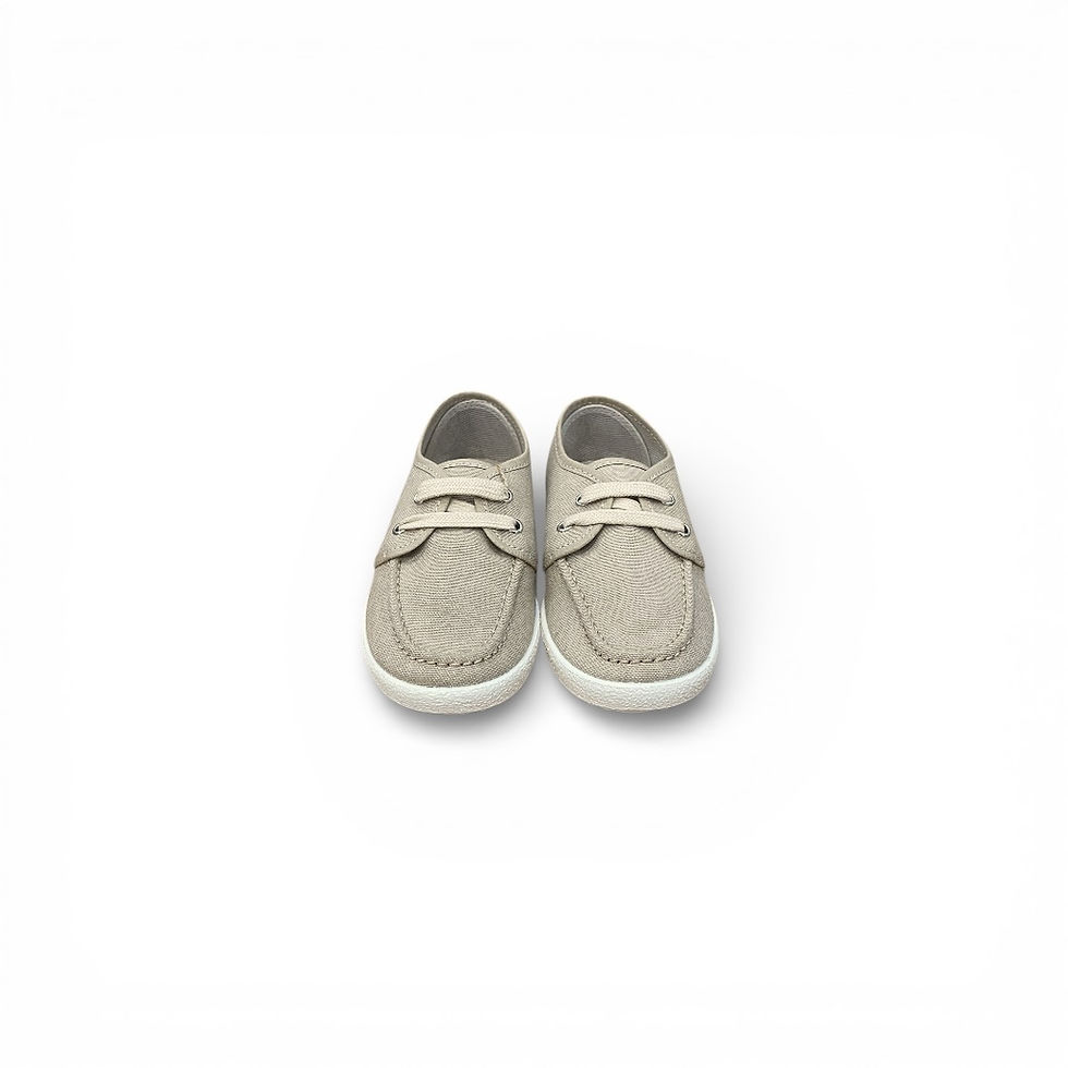 Scarpe bambino estive piquet beige Batilas cerimonia