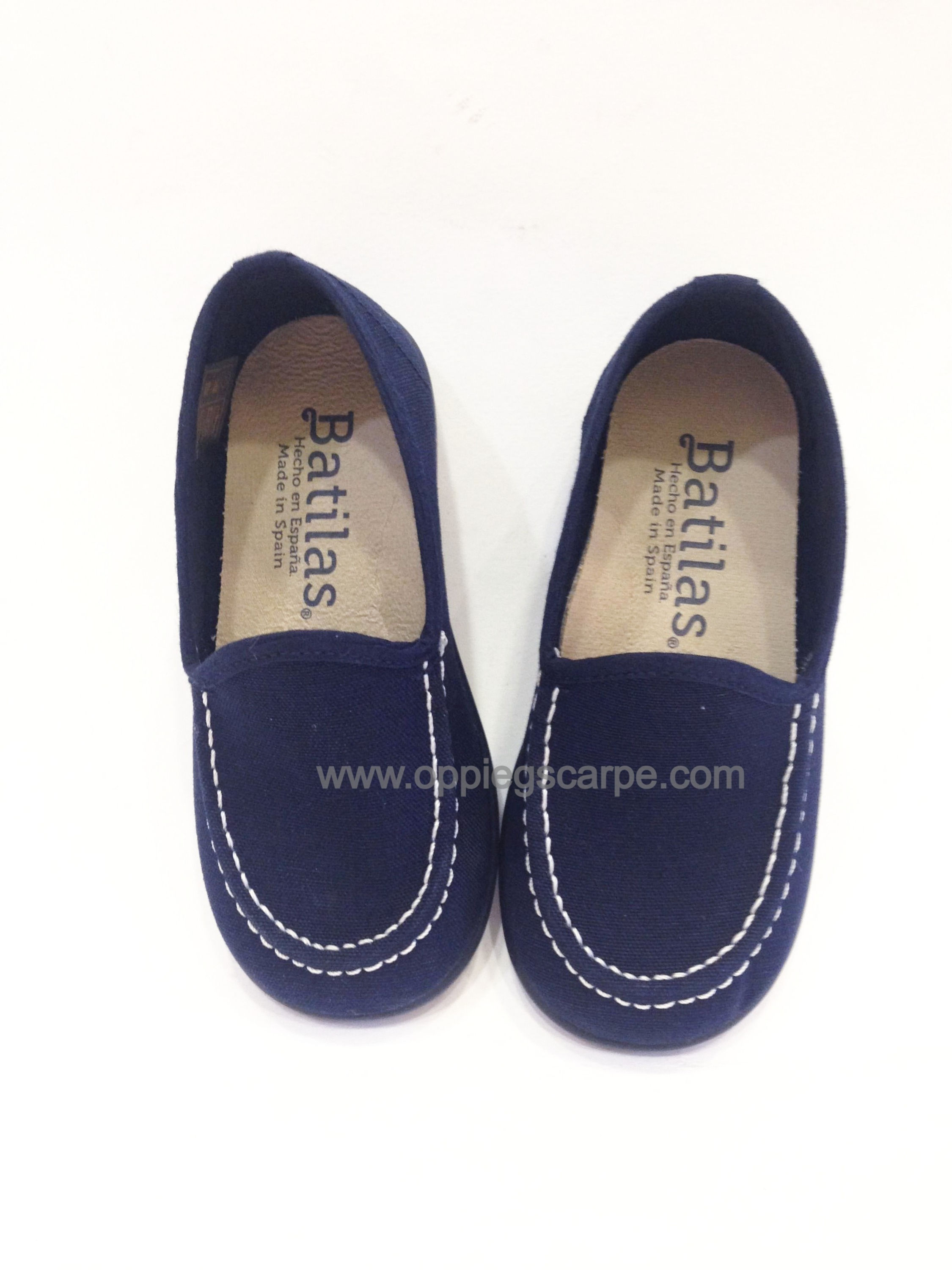 Scarpe eleganti bambino mocassini estivi piquet blu Batilas cerimonia paggetto