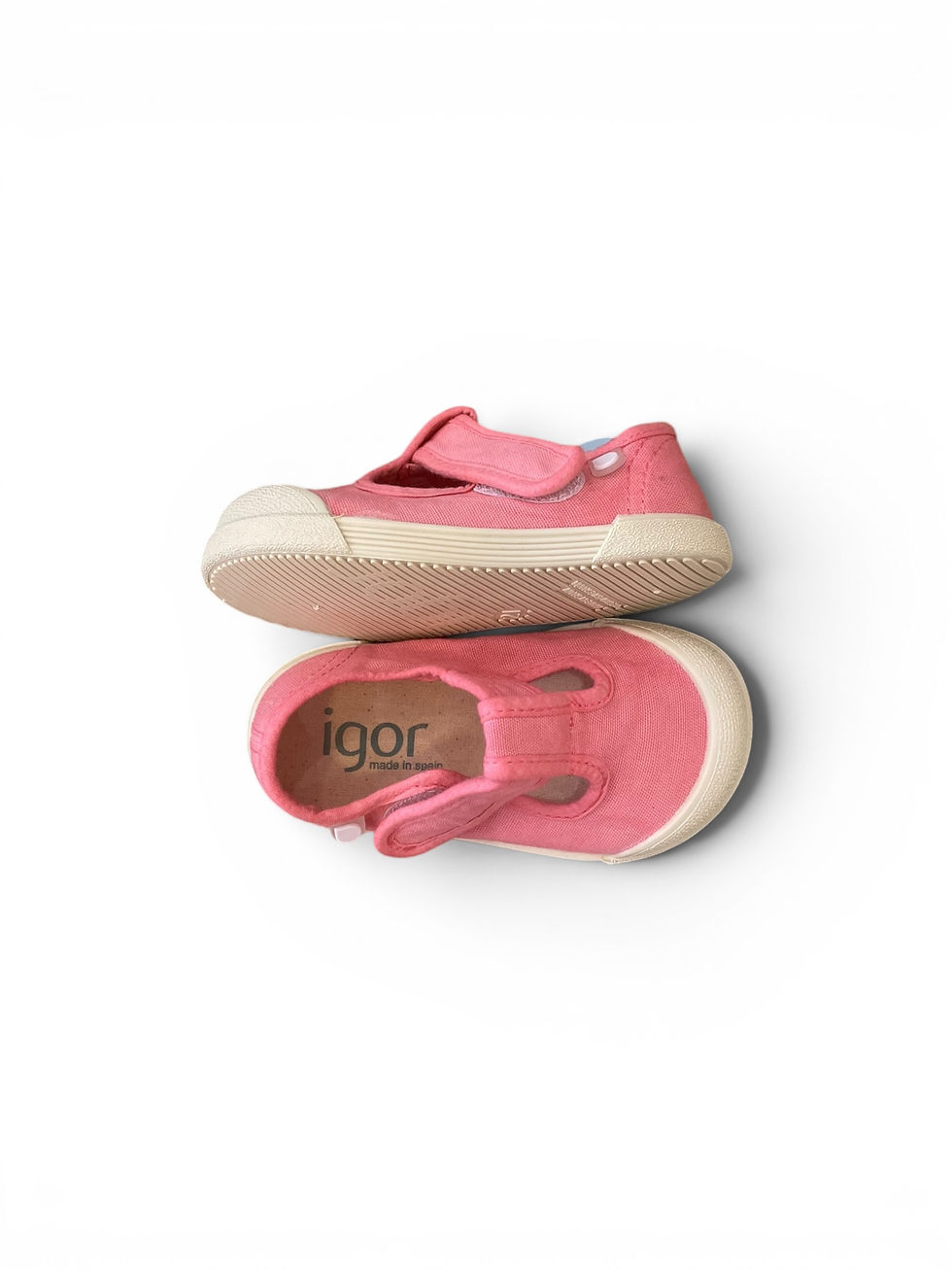 Miniatura: Sneakers in tela bambina con strappo Igor lona pepito chicle T BAR