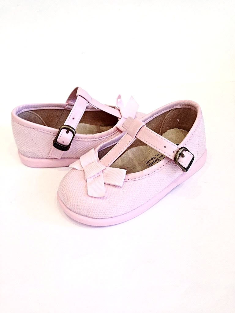 Miniatura: Scarpe ballerine bimba rosa morbide Batilas