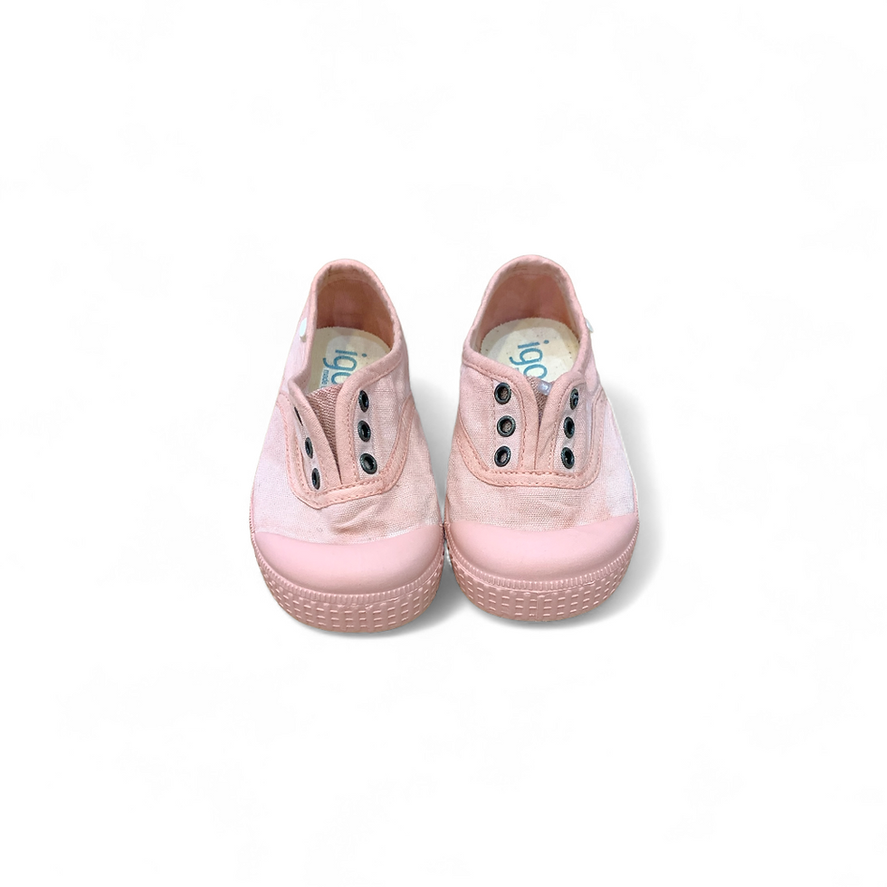 Scarpe bambina sneakers in tela senza lacci igor berri maquillage