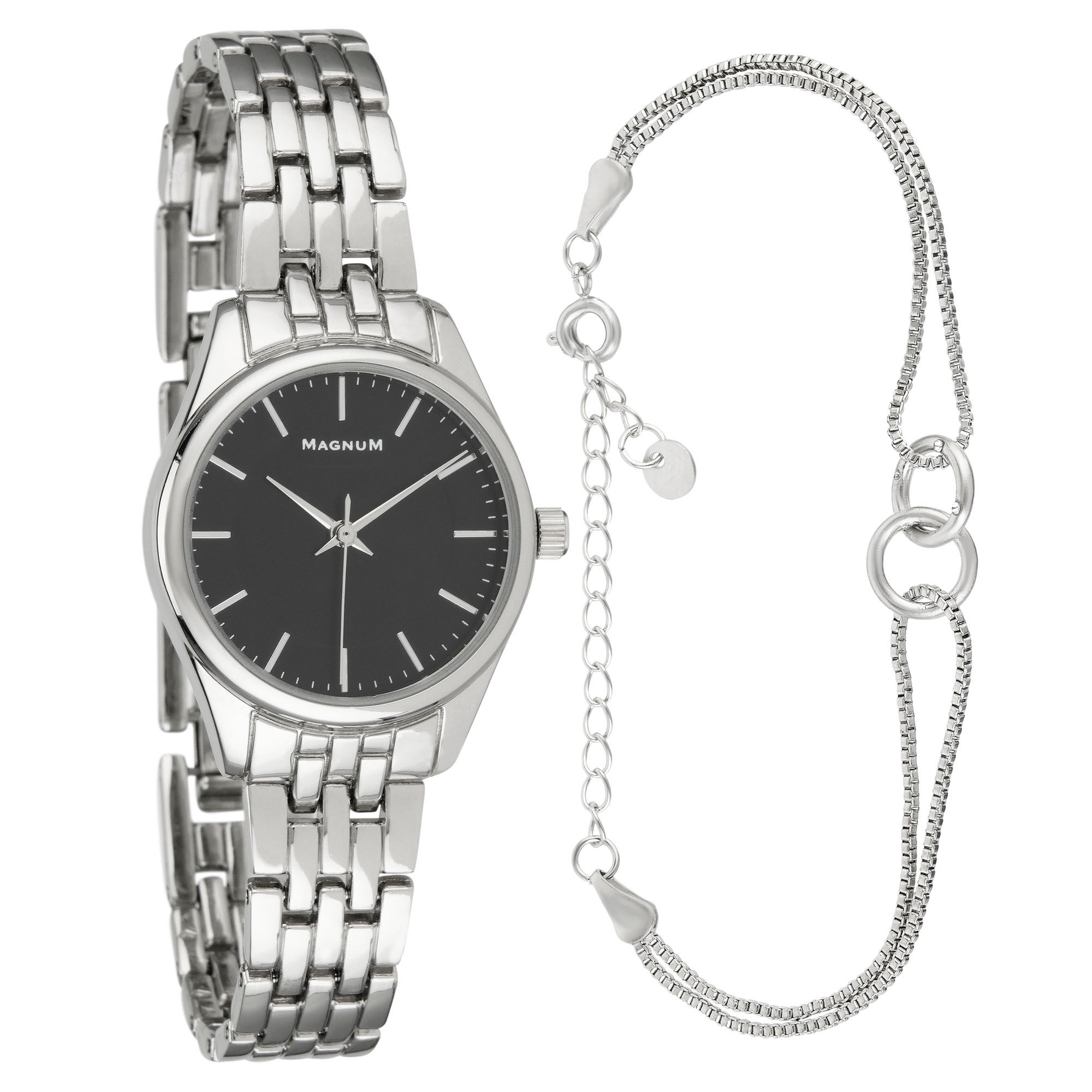 Damen Armbanduhr mit Metallarmband & schönem Schmuckarmband - LD5450-1