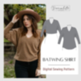 Batwing Shirt Pattern